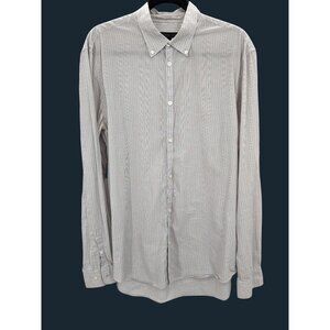 Marc by Marc Jacobs Button Down Shirt Stripe Long Sleeve Designer Office Size XL